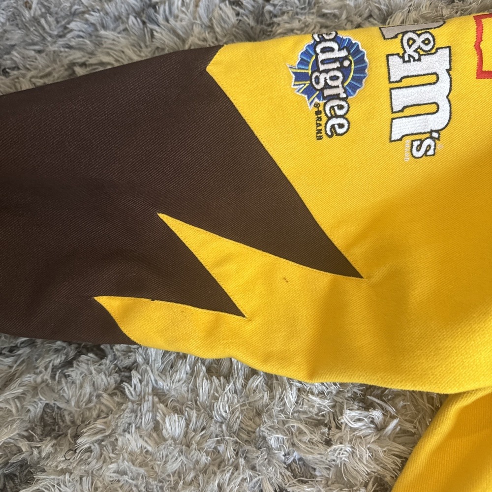 Vintage Chase Authentic Drivers Line M&M's NASCAR Jacket #38 Elliot Sadler Large - Picture 10 of 16